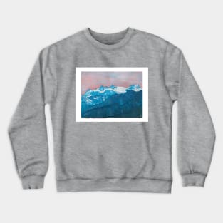 Mount Olympus (Olympic Mountain Range) Crewneck Sweatshirt